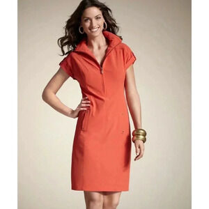 Chico's Vibrant Orange Dress